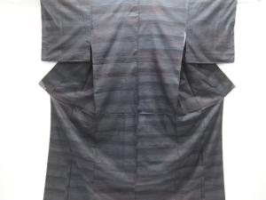 本泥残糸織着物